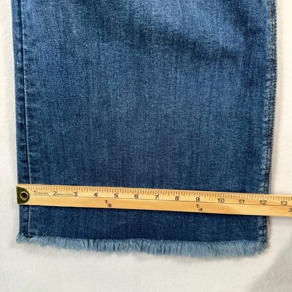 Risen Flare Leg Jeans Womens Size 3XL Medium Blue High Rise
